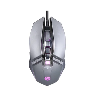 Mouse Hp Gamer, Usb, M270, 2400dpi, Led, Chumbo