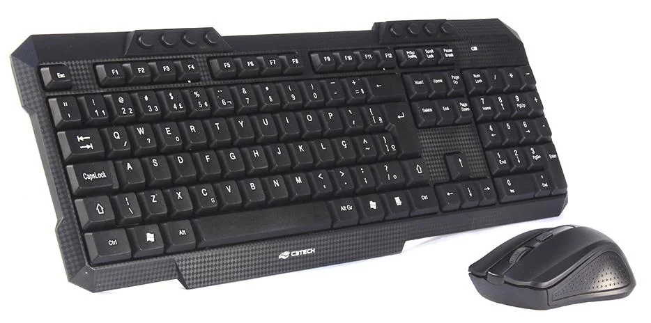 Imagem 2 de 5 do produto Kit C3Tech com Teclado ABNT 2 e Mouse  Wireless USB - K-w10bk