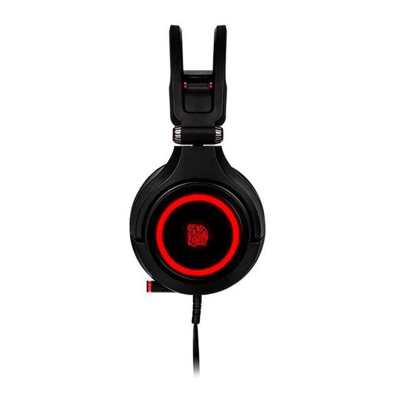Headset Gamer Thermaltake Cronos Ring, RGB, 7.1, Preto - Ht-Cra-Diecbk-20 Headset Gamer Thermaltake Cronos Ring, RGB, 7.1, Preto - Ht-Cra-Diecbk-20