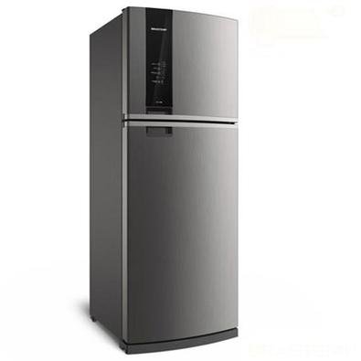 A Geladeira Brastemp Frost Free Duplex BRM56 462 litros conta com a função Turbo Ice - gelo mais rápido sempre que precisar, com aviso de quando está