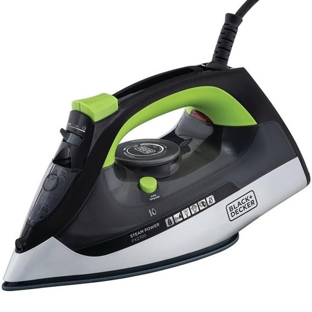 Ferro de Passar Roupa a Vapor BlackDecker Steam