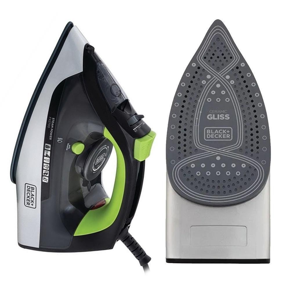 Ferro de Passar Roupa a Vapor BlackDecker Steam