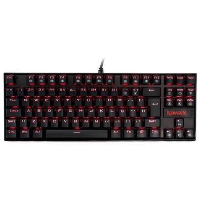 Teclado Mecânico de Alto Desempenho Iluminação com Led Vermelho, padrão ABNT2 .Feito especialmente para o Mercado Brasileiro, o primeiro do mundo em A