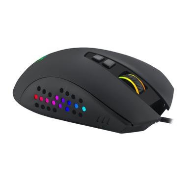 O Mouse T-Dagger Warrant Officer é ideal para jogos, rico em recursos, com um design ergonômico e elegante. Conta com 6 botões programáveis, 4800DPI,