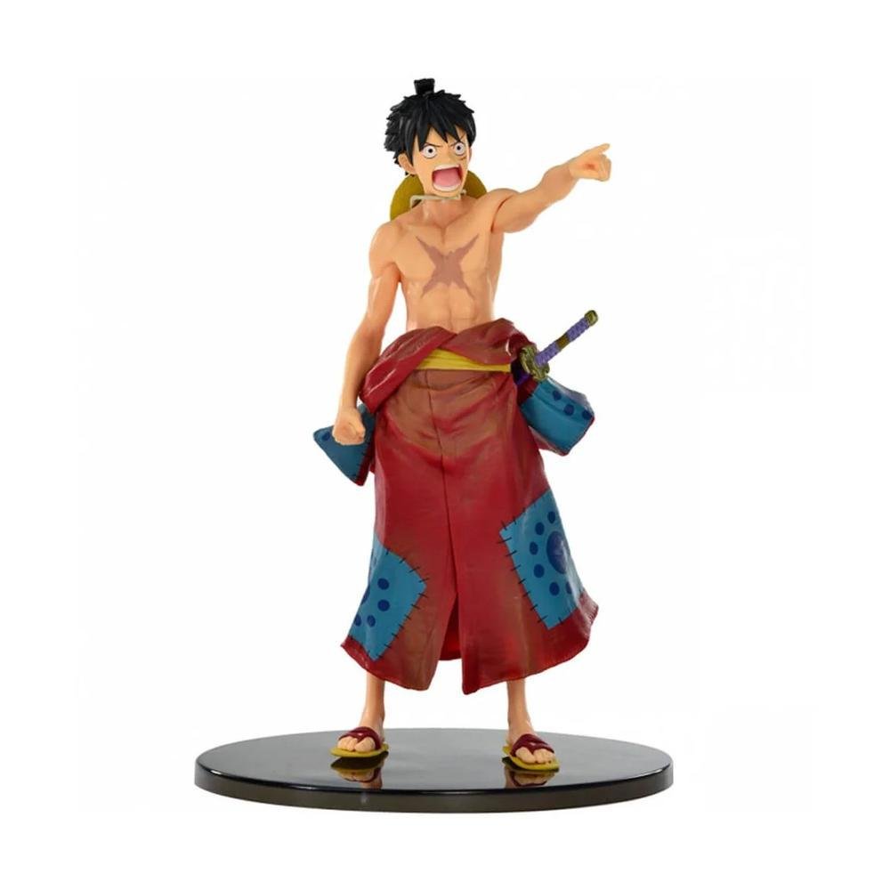 Action Figure Monkey D. Luffy Chapéu Palha One Piece Bandai