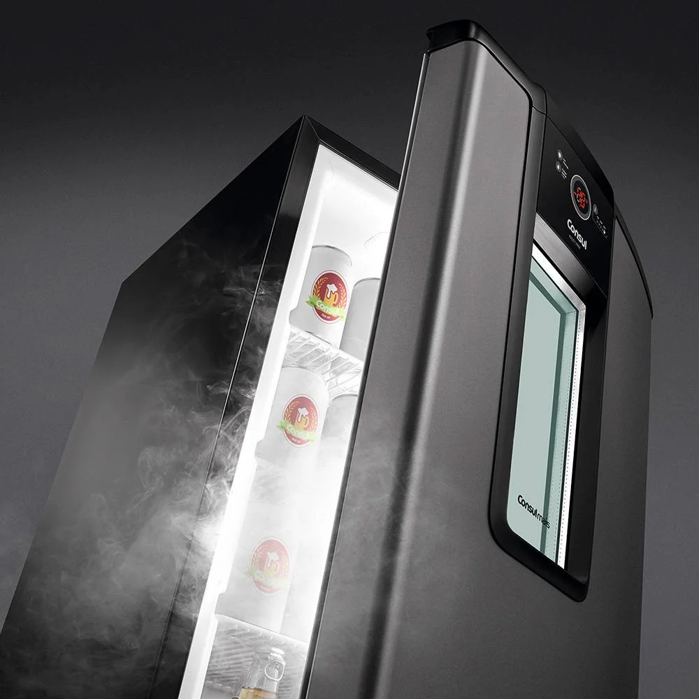 Imagem 3 de 5 do produto Cervejeira Consul, 82 Litros, Frost Free, 127V, Titanium - Czd12at