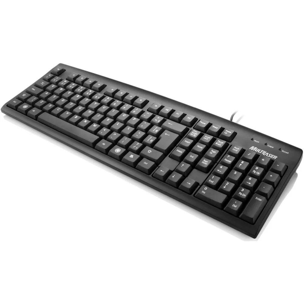 Imagem 4 de 5 do produto Teclado Slim Multi Standard, Preto ABNT - USB TC065