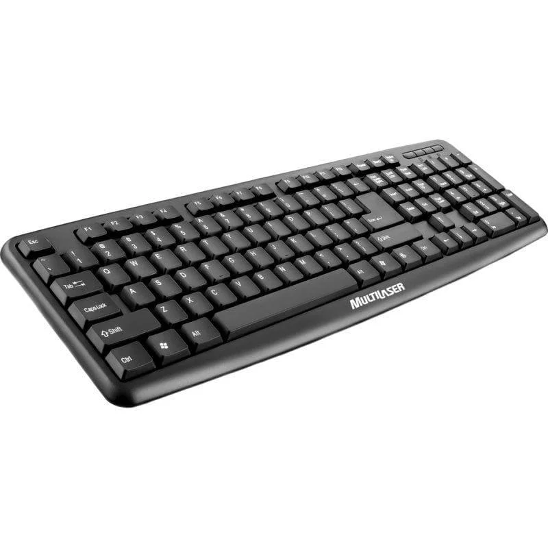 Imagem 5 de 5 do produto Teclado Slim Multi Standard, Preto ABNT - USB TC065
