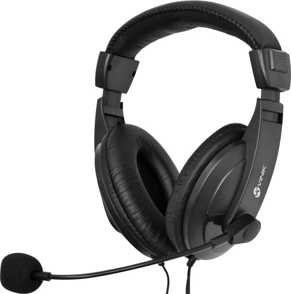 Headset Go Play Vinik Fm35 com Microfone, Preto Headset Go Play Vinik Fm35 com Microfone, Preto