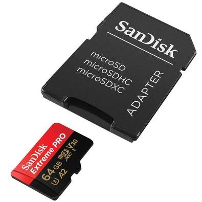 Dispare e salve mais fotografias de alta qualidade e vídeos até 4k em seu smartphone / câmeras de ação como GoPro ,com os cartões UHS-I SanDisk Extrem