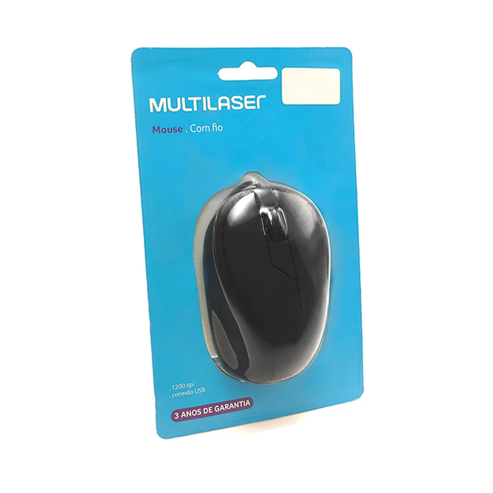 Imagem 5 de 5 do produto Mouse Multi, USB, Emborrachado, Ergonômico, Preto - MO222