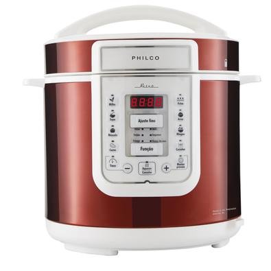 Que tal variar no cardápio? Com a Panela de Pressão Philco 6L Retrô PPP01VB fica fácil e prático. São 13 opções de programação. Ideal para cozinhar fe