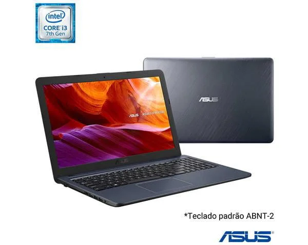 Notebook Asus Vivobook Intel Core i3 Kabum