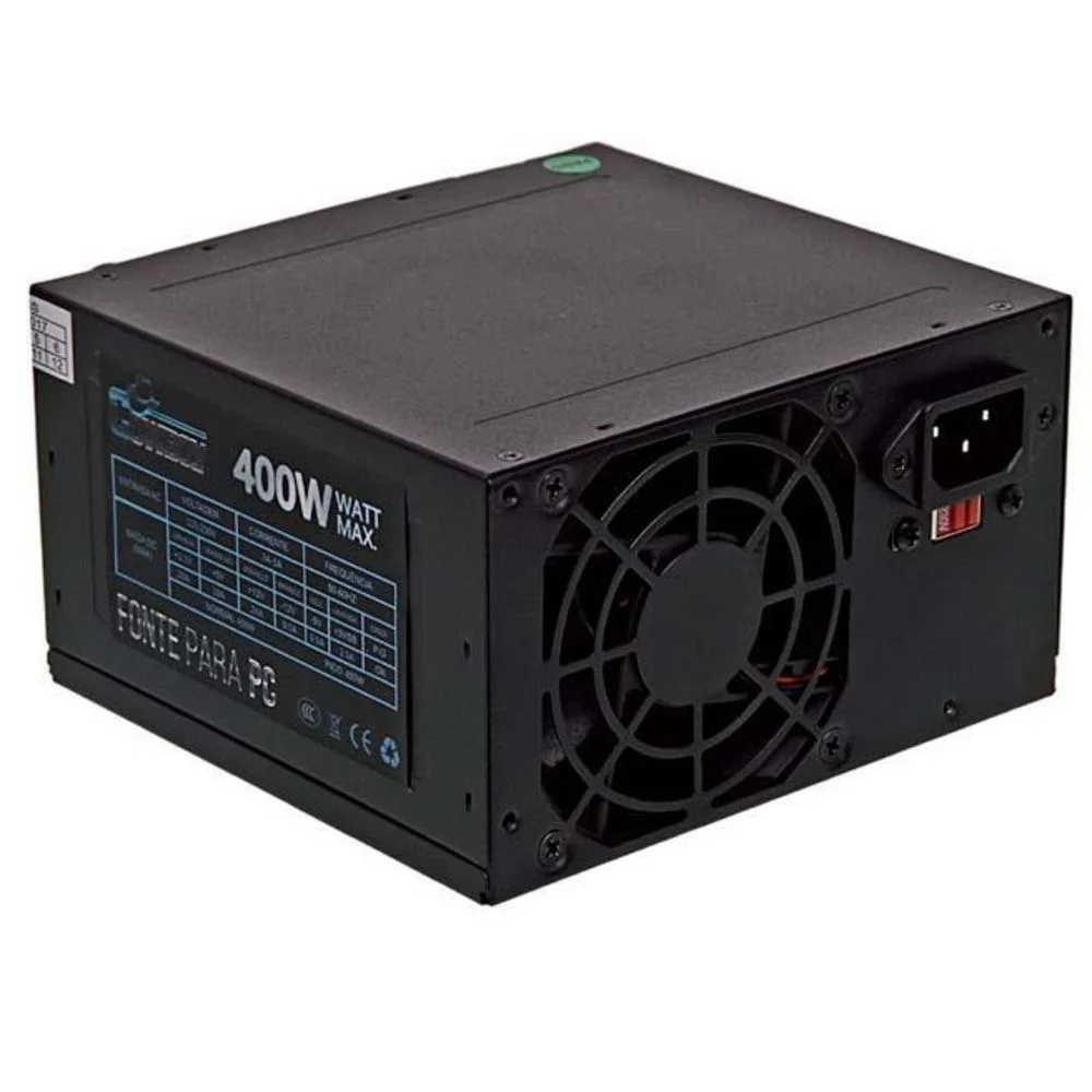 Imagem 2 de 4 do produto Fonte Knup Gamer ATX, 400W, Bivolt, 24 Pinos - KP-532