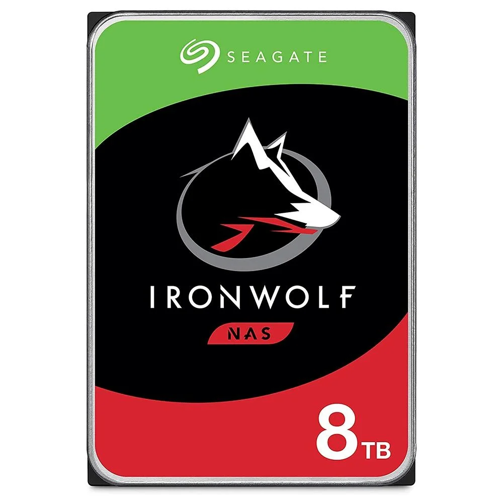 HD Seagate 8TB IronWolf, NAS, 7200 RPM, Cachê 256MB, SATA 3 - ST8000VN004 HD Seagate 8TB IronWolf, NAS, 7200 RPM, Cachê 256MB, SATA 3 - ST8000VN004