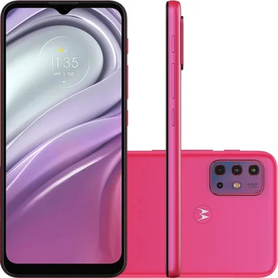 Smartphone Moto G20, 64GB, 4GB RAM, Octa Core, Câmera Quádrupla 48MP, Tela 6.5, Dual Chip, Rosa