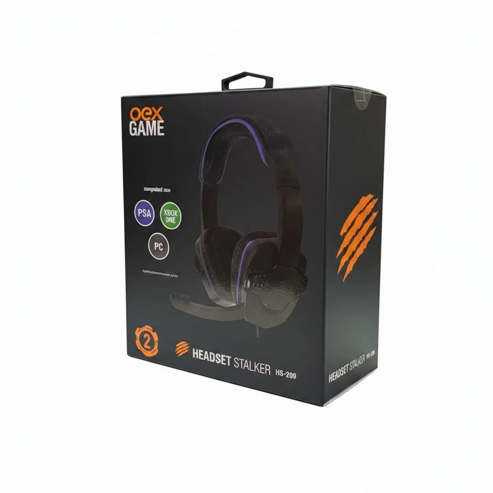 Imagem 2 de 4 do produto Headset Gamer OEX Game, PC, PS4, Xbox One - HS209 Stalker