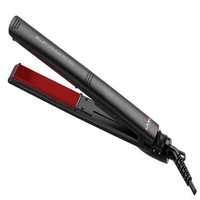 Chapinha/Prancha de Cabelo Cerâmica com Íons - 220C GAMA Red Ion Bella Tourmaline. A prancha de cabelo Bella Tourmaline Red Ion da GAMA conta com resi