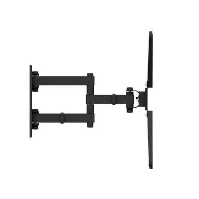 O suporte triarticulado com inclinação é super reforçado, de fácil instalação e ideal para todos os ambientes, aproveitando melhor os espaços e deixan