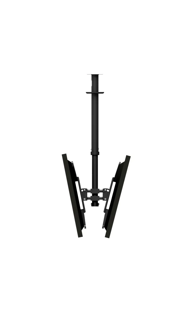 Imagem 3 de 5 do produto Suporte De Teto Para Duas Tvs Avatron Slf-2040tdg-b 19 À 60 Pol