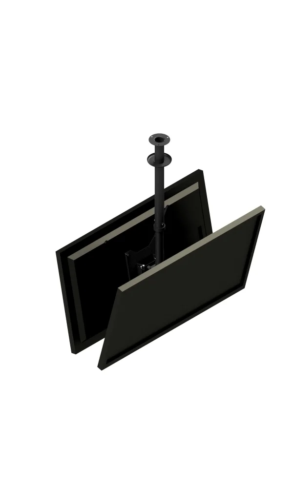 Imagem 4 de 5 do produto Suporte De Teto Para Duas Tvs Avatron Slf-2040tdg-b 19 À 60 Pol