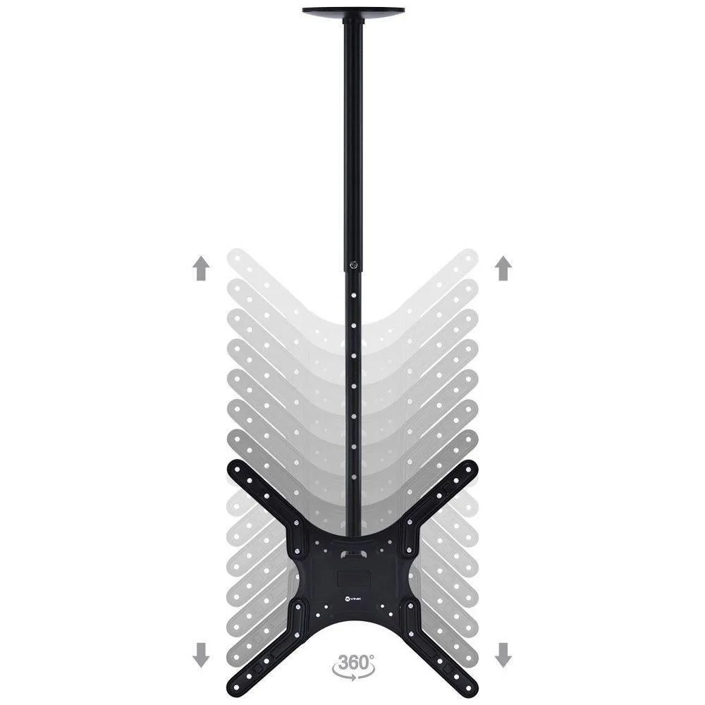 Imagem 2 de 3 do produto Suporte para TV MXT de Teto, até 55pol, Articulado, Preto - Ar- C002st