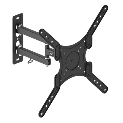 Suporte Articulado De Parede Para Tv E Monitor De 26" A 55", Incluso Cabo HDMI 2,5 Metros, Preto, Kf4h25, Elg