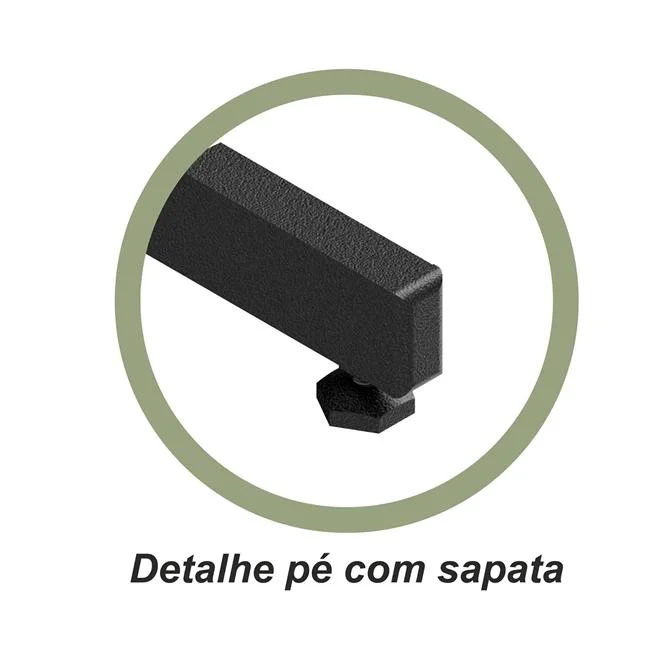 Imagem 3 de 5 do produto Suporte Pedestal Para Tv 27 A 55 Pol Avatron Tvc-01s Preto Com Sapata