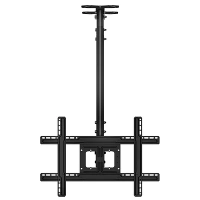 Suporte Giratório Inclinável De Teto Para Tv, 26" A 75", Suporte Até 68kg, Giro 30°, Ajuste De Altura, Preto, A05v6, Elg