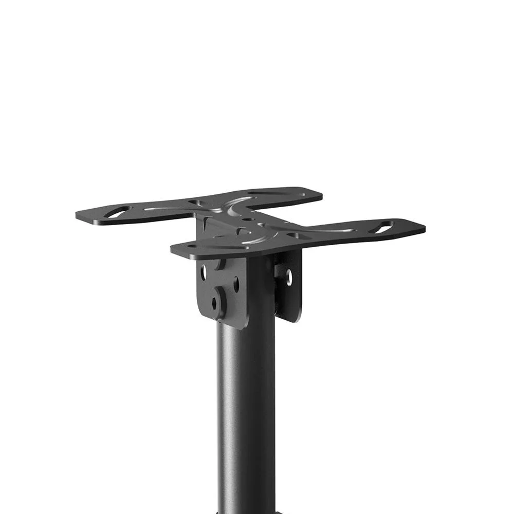 Imagem 2 de 5 do produto Suporte Giratório Inclinável De Teto Para Tv, 26" A 75", Suporte Até 68kg, Giro 30°, Ajuste De Altura, Preto, A05v6, Elg