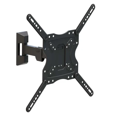 Suporte Articulado Para Tv E Monitor De 26" A 65", Com Inclinação E Organizador De Cabos, Ajuste De Nível, Suporta Até 30kg, Preto, Full40, Elg