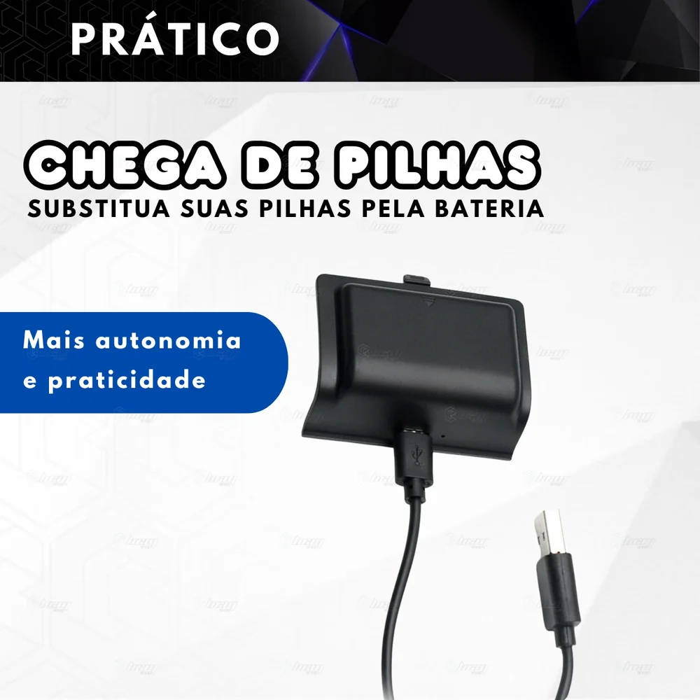 Imagem 3 de 5 do produto Bateria Para Xbox One (s)/x, Dobe Recarregável com Cabo Charger