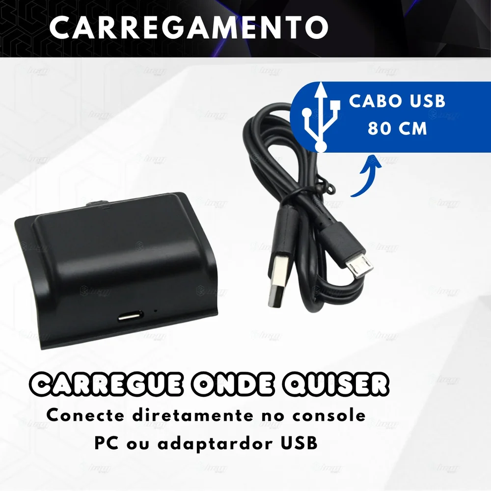 Imagem 5 de 5 do produto Bateria Para Xbox One (s)/x, Dobe Recarregável com Cabo Charger