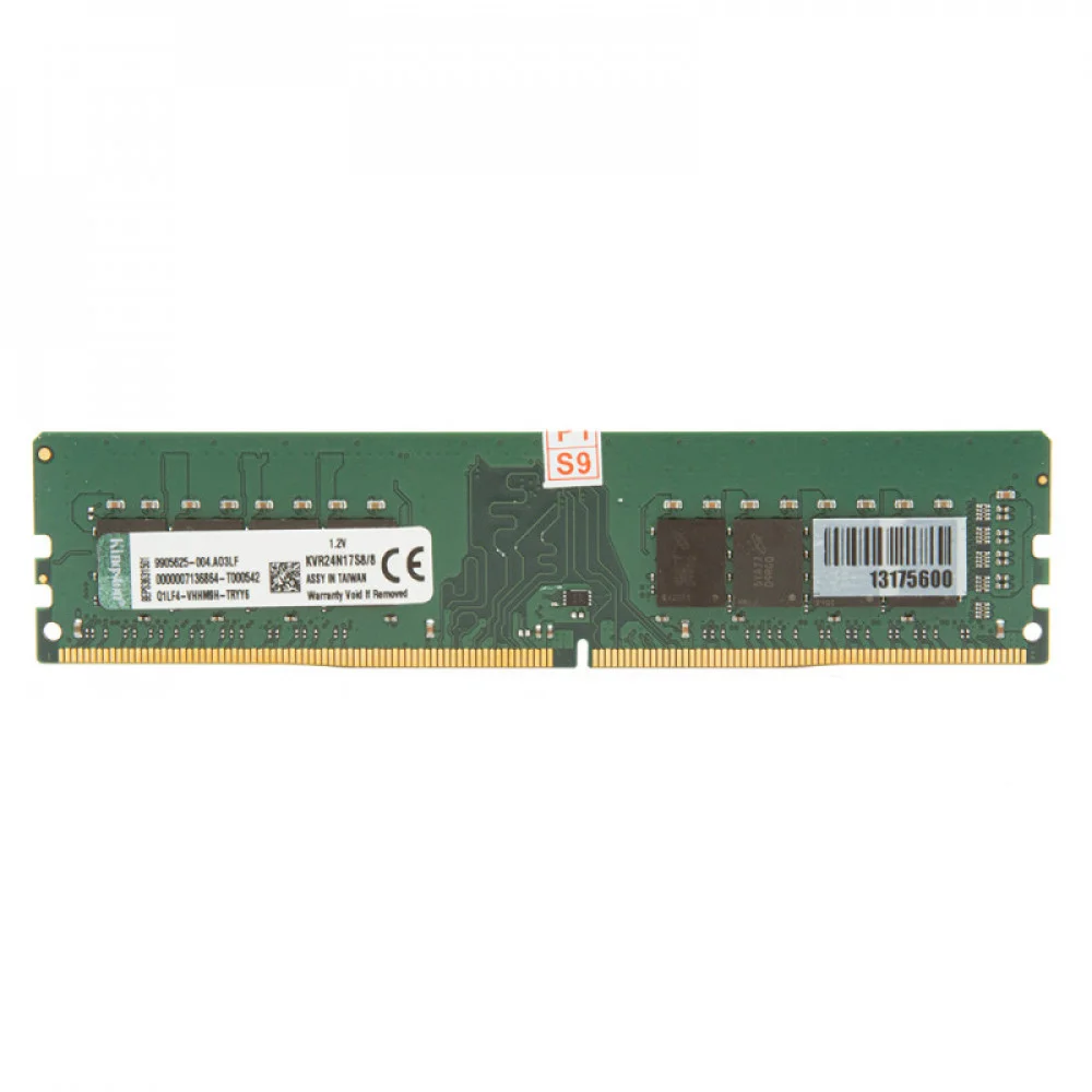 Imagem 2 de 5 do produto Memória RAM Kingston, 8GB, 2400MHz, DDR4, CL17 - KVR24N17S8/8