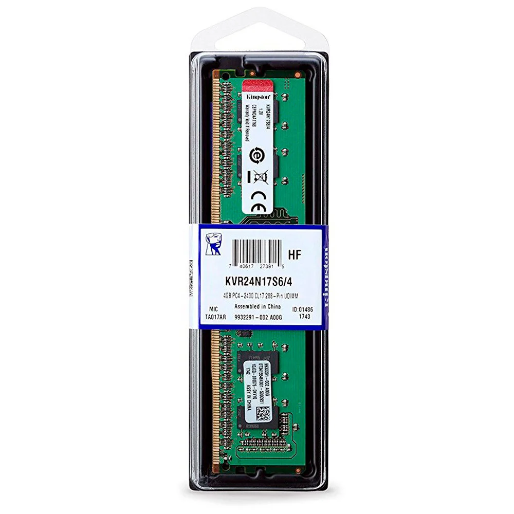 Memória RAM Kingston 4GB DDR4 2400MHz CL17 KaBuM