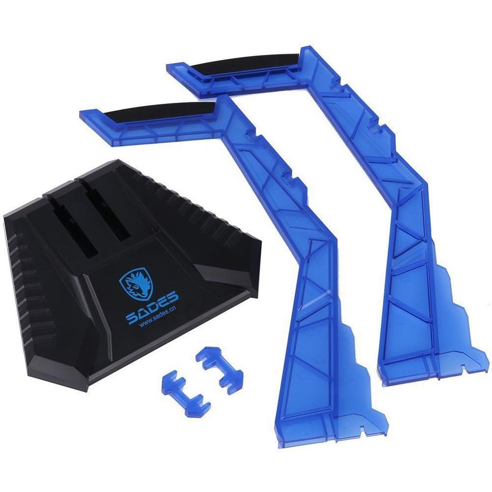 Imagem 2 de 5 do produto Suporte Para Headset Sades Wolfbone, Em Acrílico, Azul