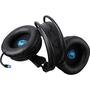 Headset Gamer Sades Locust Plus, RGB, 7.1, Som Surround, Driver CD, USB, Compatibilidade, PC, Laptop, PS4, Preto e Azul - Sa-904