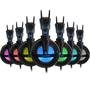 Headset Gamer Sades Locust Plus, RGB, 7.1, Som Surround, Driver CD, USB, Compatibilidade, PC, Laptop, PS4, Preto e Azul - Sa-904