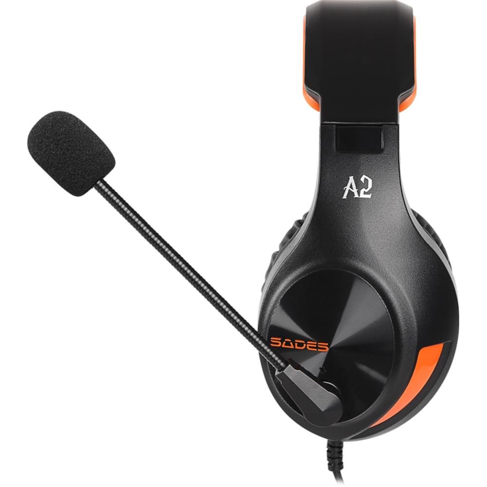 Imagem 4 de 5 do produto Fone Headset Gamer Sades A2, Ps4, Celular, Xbox One, Pc, Nintendo Switch, Preto