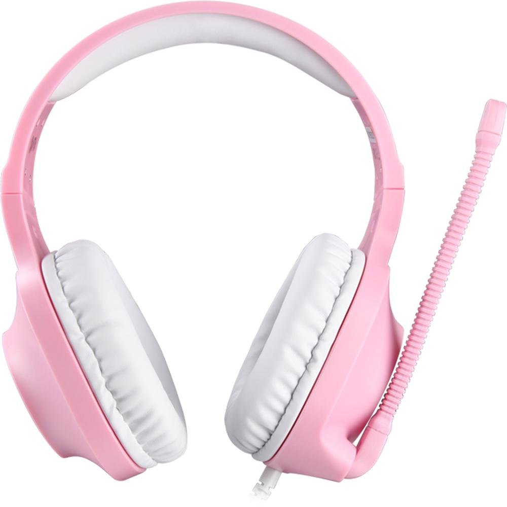 Imagem 2 de 5 do produto Headset Gamer Sades Spirits, 50 mm, Input Plug : 3.5 mm Jack, Ps4, Vr, Xbox One, Pc, Rosa