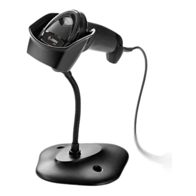 Zebra Leitor De Codigo De Barras Ds2208 Preto Com Suporte - Conexao Usb