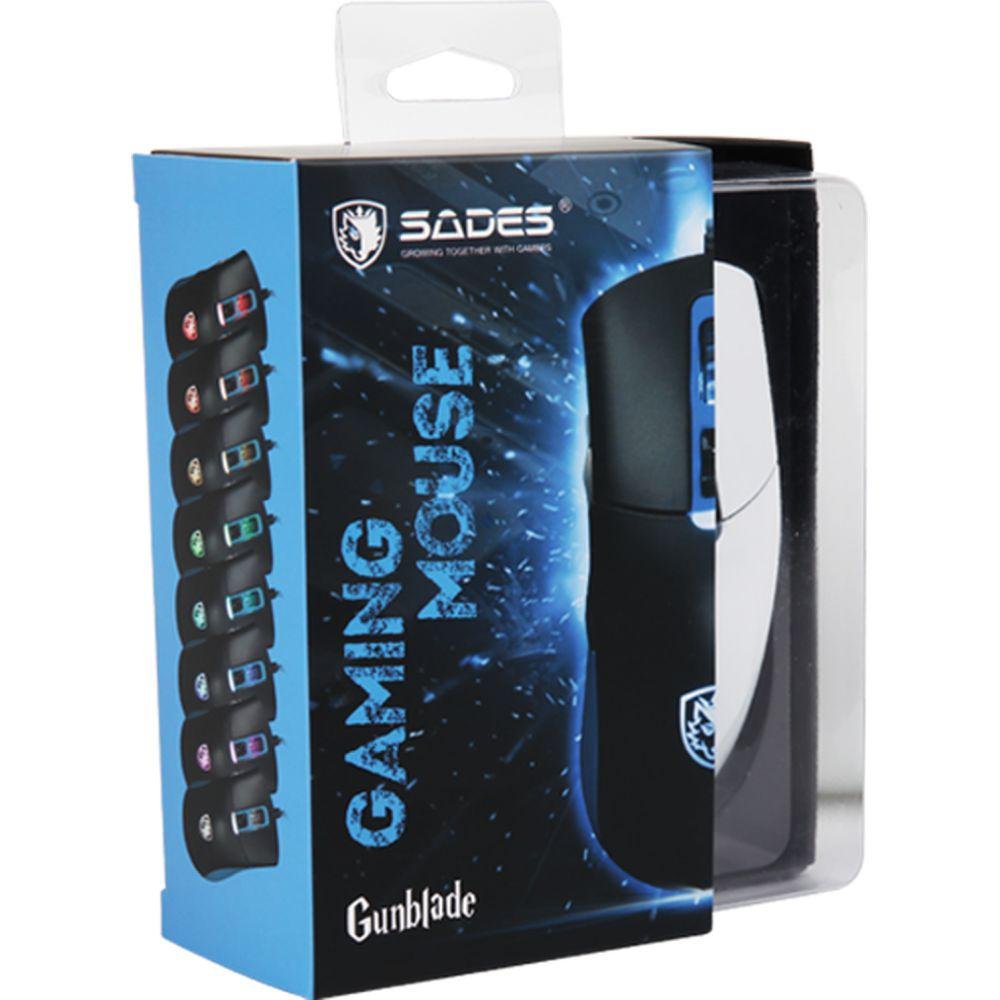 Imagem 3 de 5 do produto Mouse Gamer Sades Gunblade S16, Branco