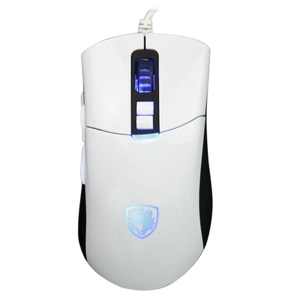 Imagem 4 de 5 do produto Mouse Gamer Sades Gunblade S16, Branco