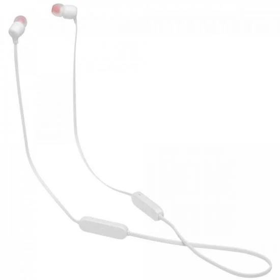 Fone De Ouvido JBL Tune 125, Bluetooth, Branco. Fone De Ouvido JBL Tune 125, Bluetooth, Branco.