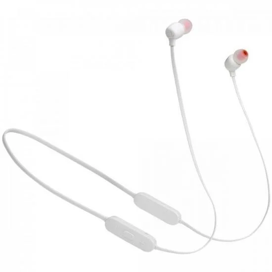 Fone De Ouvido JBL Tune 125, Bluetooth, Branco. Fone De Ouvido JBL Tune 125, Bluetooth, Branco.