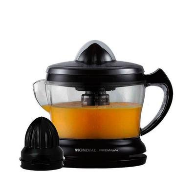 Espremedor de Frutas Mondial Premium E-02, 30W, 110V, Preto.