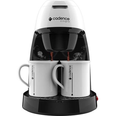 Chegou a cafeteira Single Branca! É muito fácil de usar: basta utilizar a colher medidora, escolher a quantidade de café, ligar a cafeteira e em pouco