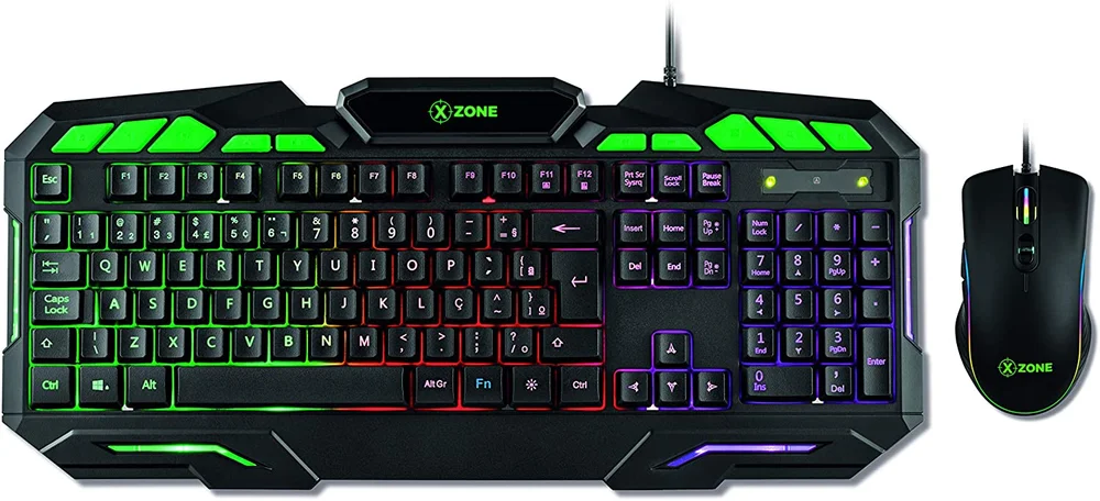 Combo Gamer Teclado Com 7 Kabum