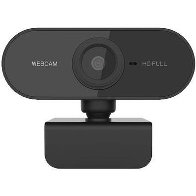 Webcam Full HD 1080p, USB, Microfone e Suporta