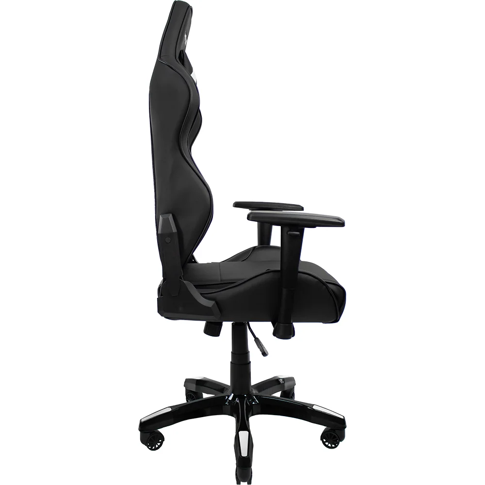 Cadeira Gamer Mymax Mx12, Peso Máximo Suportado: 150kg, Giratória, Preto/Branco Cadeira Gamer Mymax Mx12, Peso Máximo Suportado: 150kg, Giratória, Preto/Branco